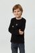 Children`s longsleeve with "Classic Tryzub" embroidery, black, Black, 122