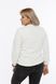 Women's sweatshirt with "Kalyna trident" embroidery, white, White, L